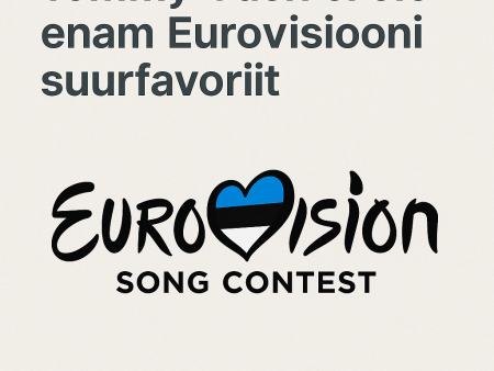 Tommy Cash ei ole enam Eurovisiooni suurfavoriit